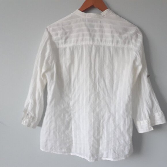 Vintage White Cotton Shirts Lot Size 14 - Picture 3 of 11